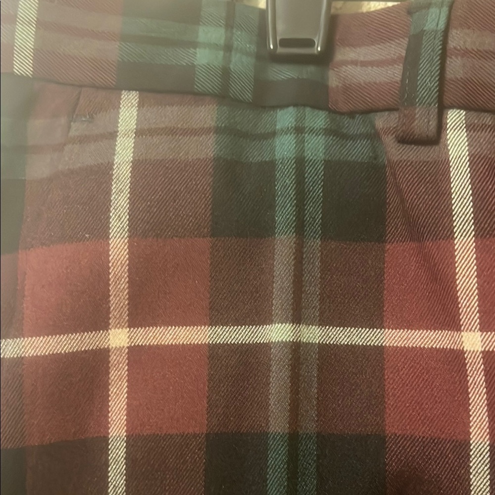 Plaid Blazer in Red and Green with match flared pants, excellent condition - Picture 7 of 13